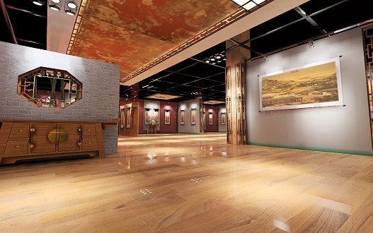 日报社书画展