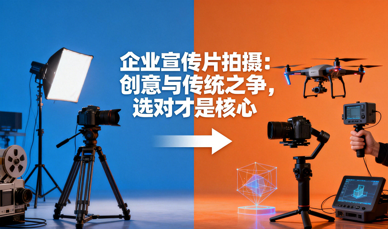 企业宣传片拍摄：创意与传统之争，选对才是核心