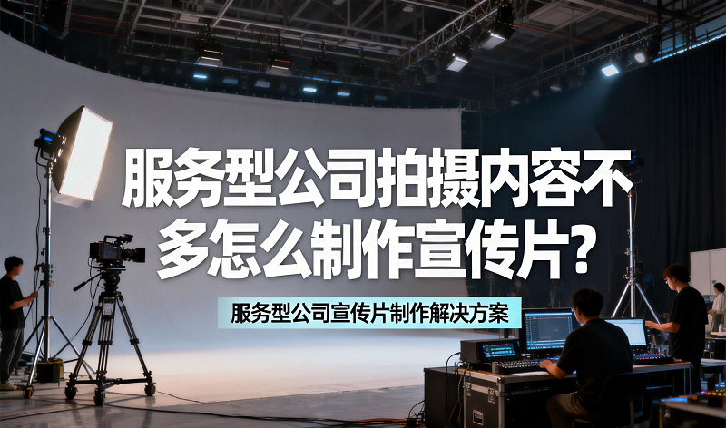 服务型公司拍摄内容不多怎么制作宣传片？