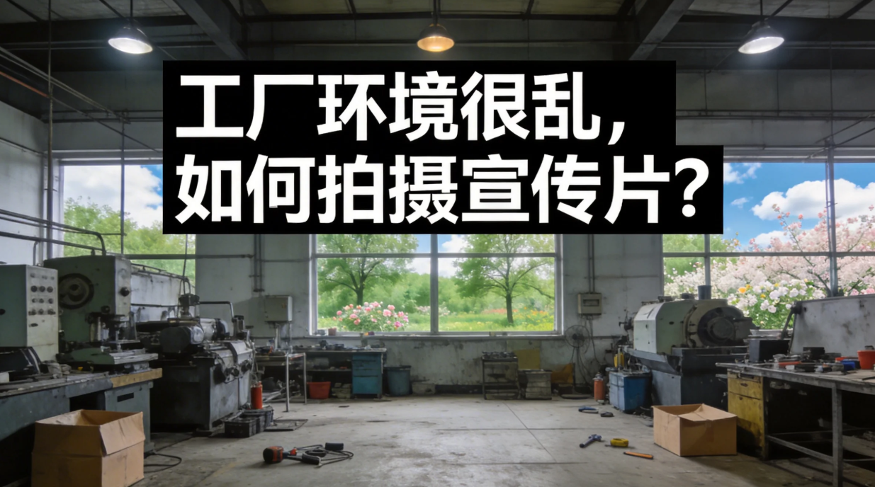 工厂脏乱差，如何拍摄宣传片？