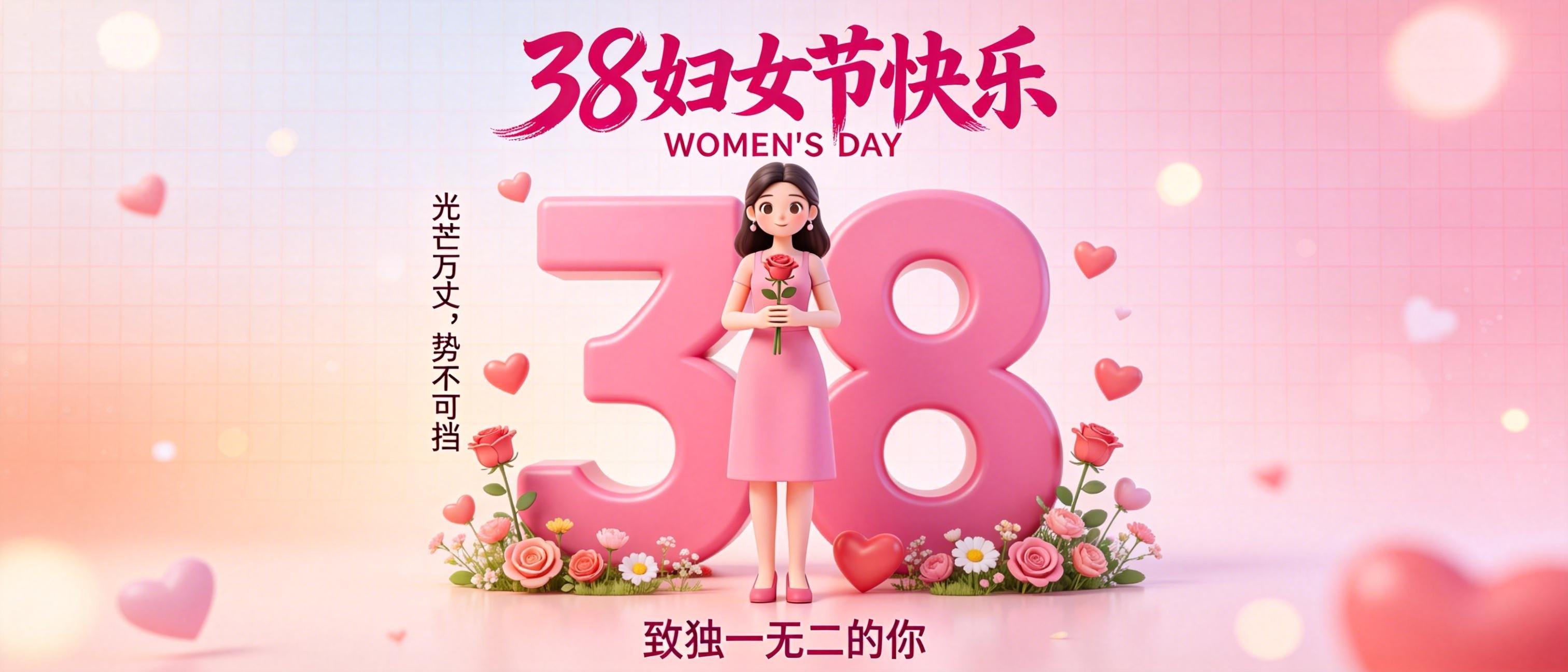 女神节快乐，致独一无二的你