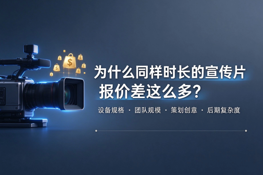 为什么同样时长的宣传片，报价差这么多？